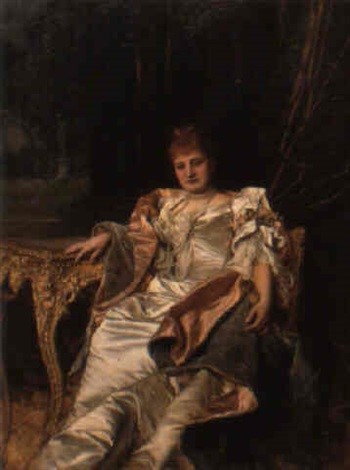 By Jan van Beers (Belgian, 1852–1927) Portrait of the Duchess de la Torre